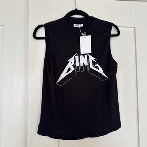 Anine Bing Black Sleeveless Women's Top